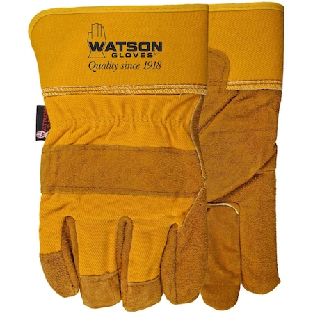 Watson Gloves Cowhide, Cotton, Orange, OS, 1 PR 5827